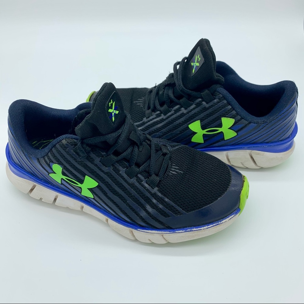 Boys Under Armour X Level Scramjet Shoes Blue